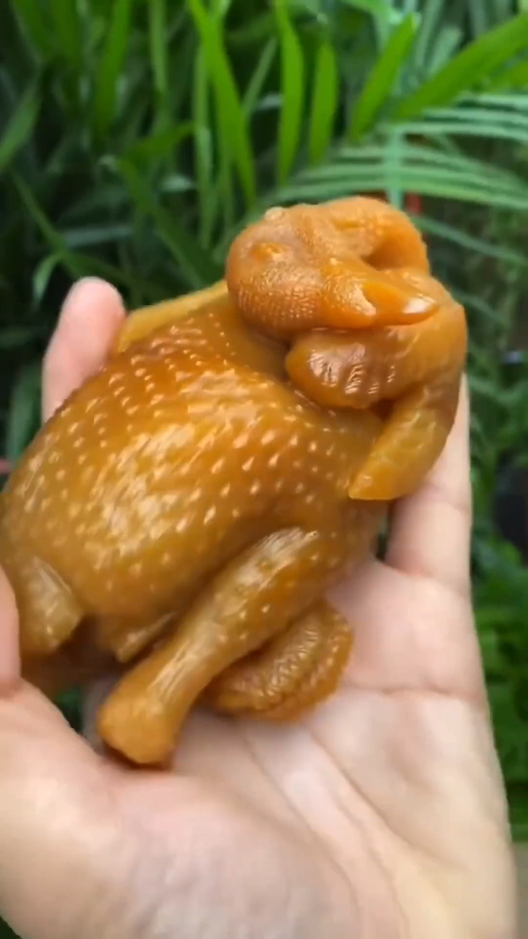 翡翠的盐焗鸡?这也太真实了吧!