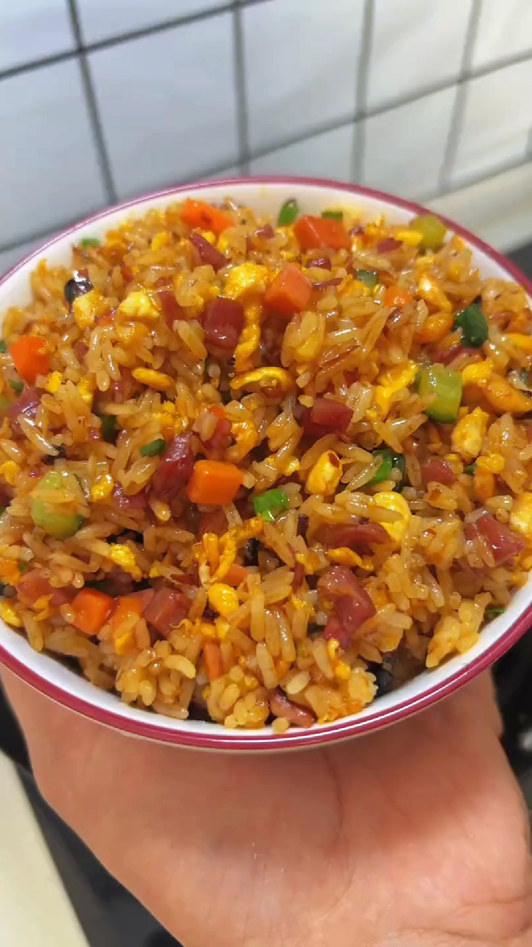 火腿鸡蛋炒饭