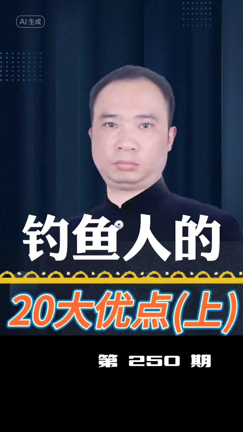 钓鱼人的20大优点