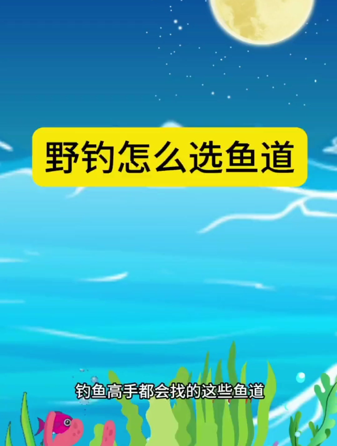 什么是鱼道?野钓怎么找鱼道?老钓友一个视频详细讲解!