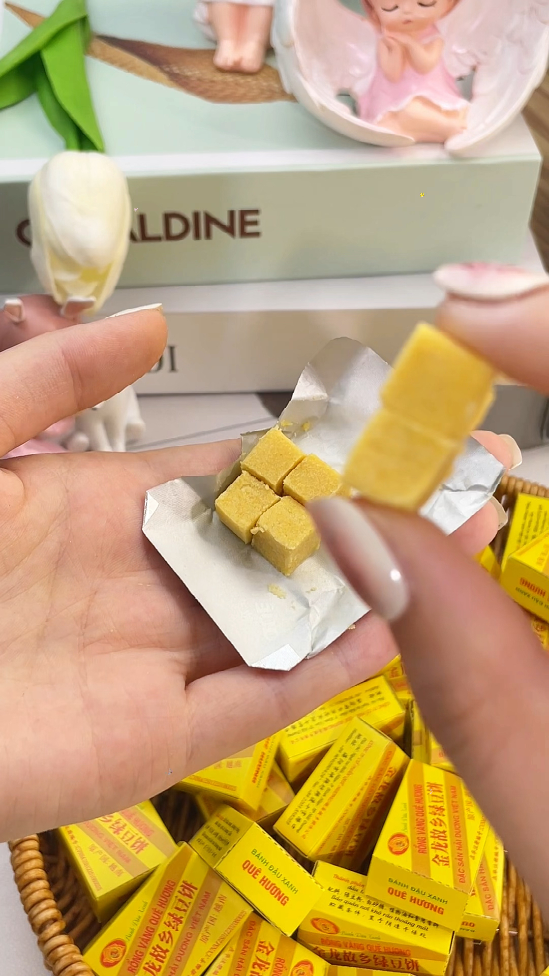 儿时故乡绿豆糕越南进口特产金龙绿豆饼休闲怀旧小零食精品产