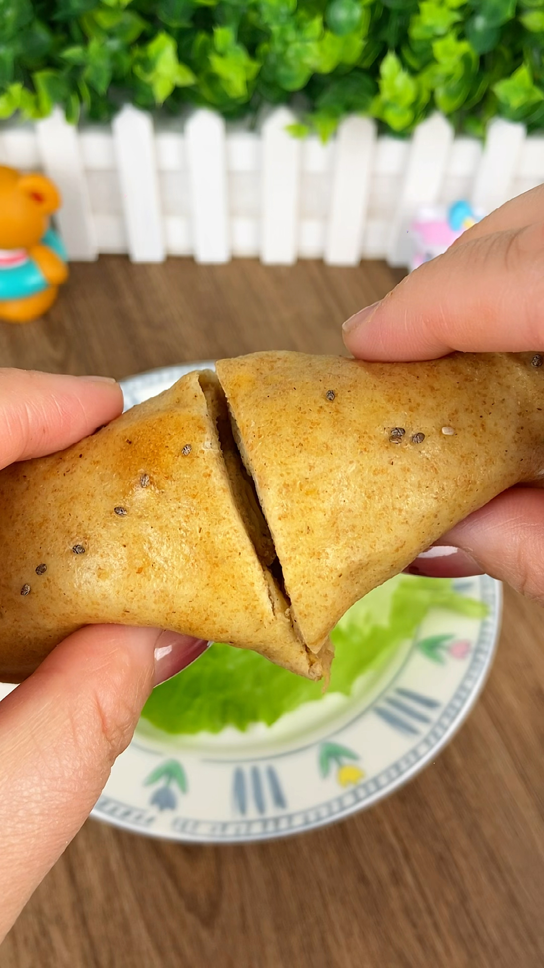 谷悦园全麦鸡肉卷早餐速食半成品微波炉加热即食空气炸锅鸡胸肉饼