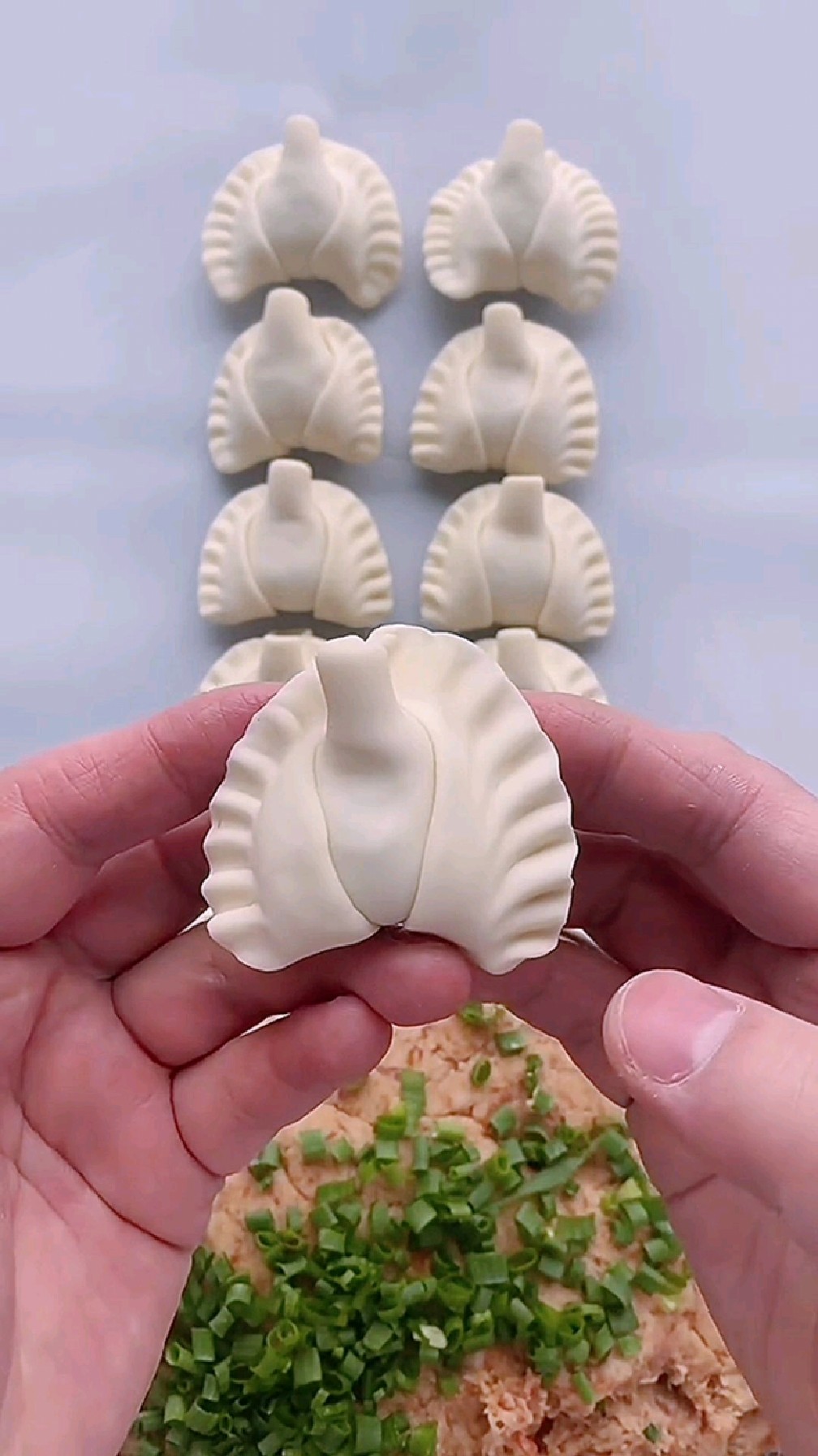 饺子简单花样包法