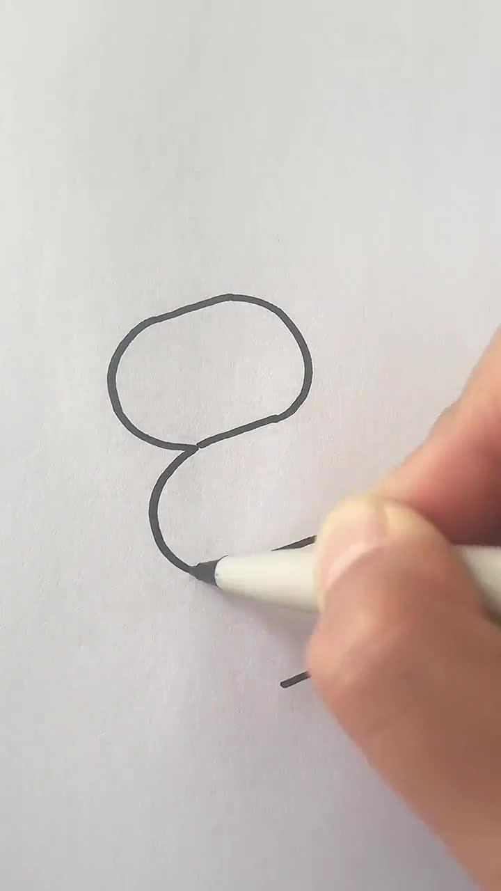 简笔画龙,简单好上手,一起来学习吧