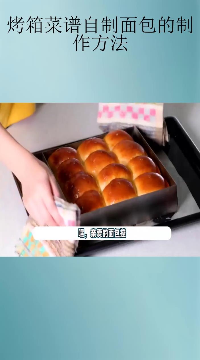 烤箱菜谱自制面包的制作方法