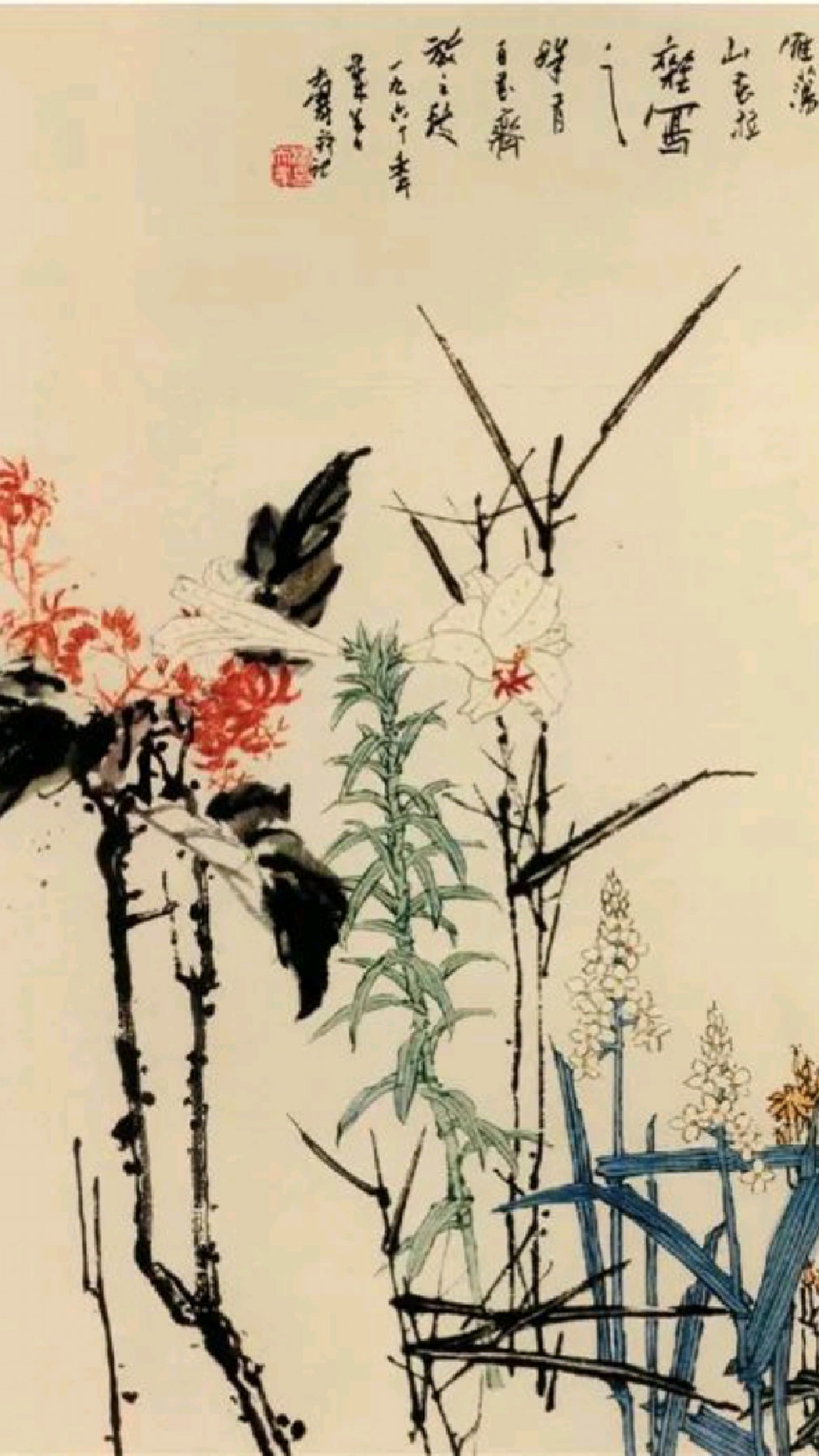 国画大师潘天寿先生画作欣赏