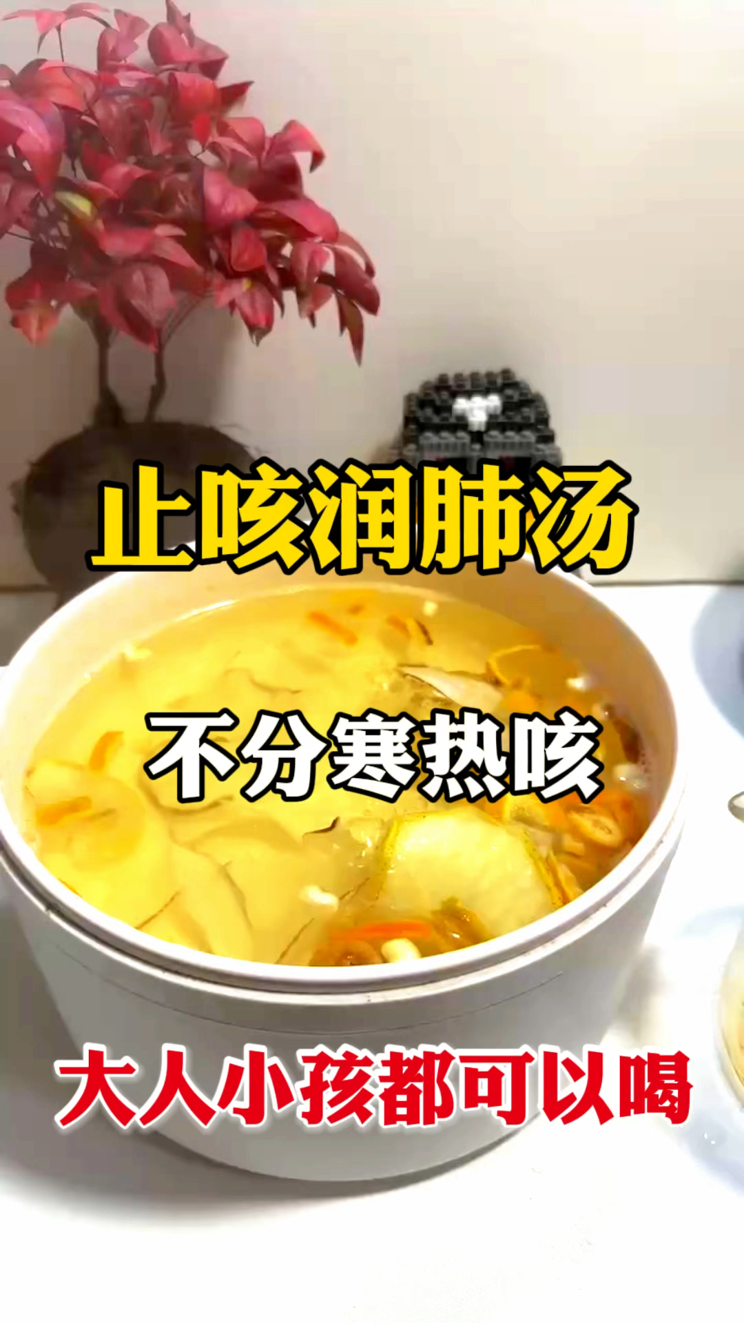 分不清寒咳还是热咳,收好这个汤,清润清甜,止咳润肺