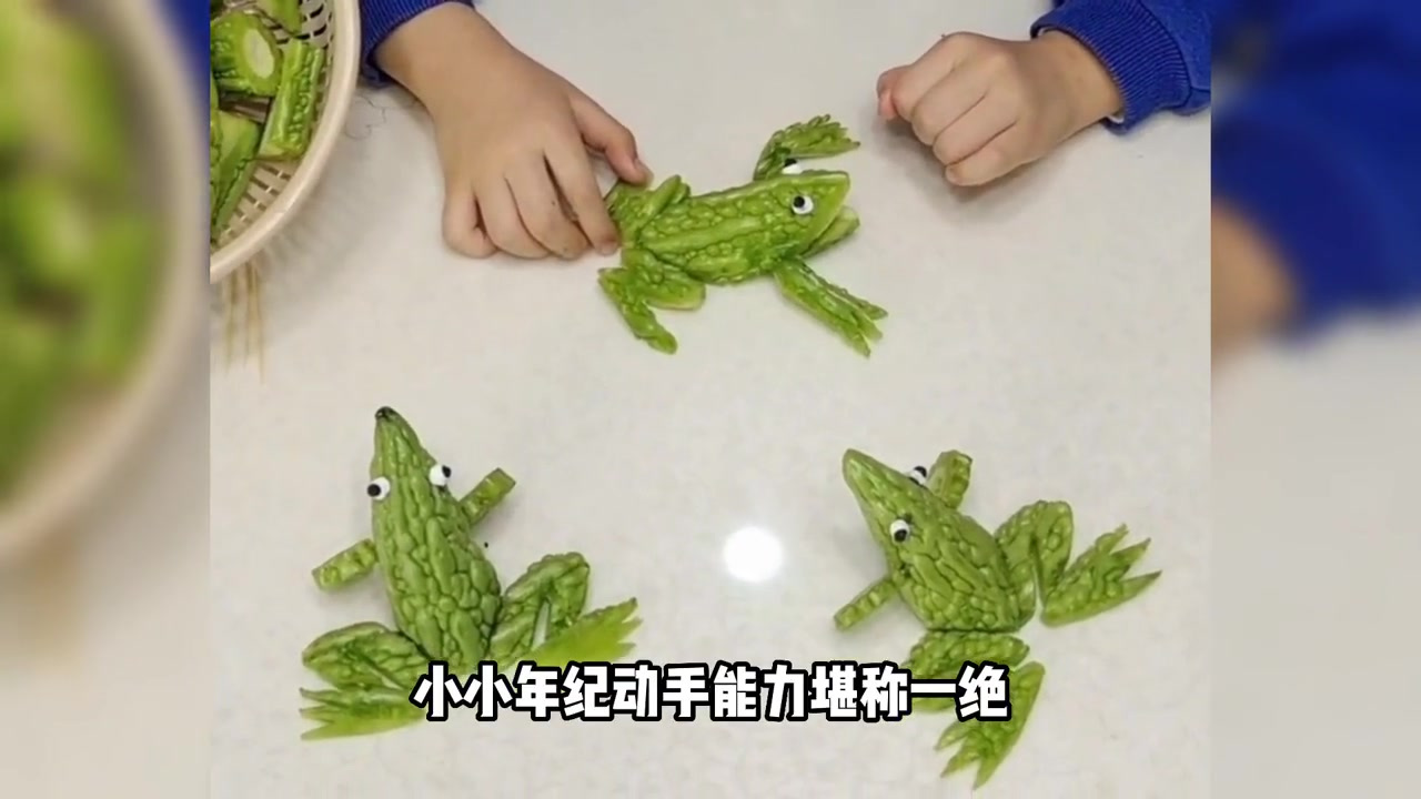 全网最聪明的萌娃,子成虎妈每天上演搞笑大戏,能把蔬菜变成动物