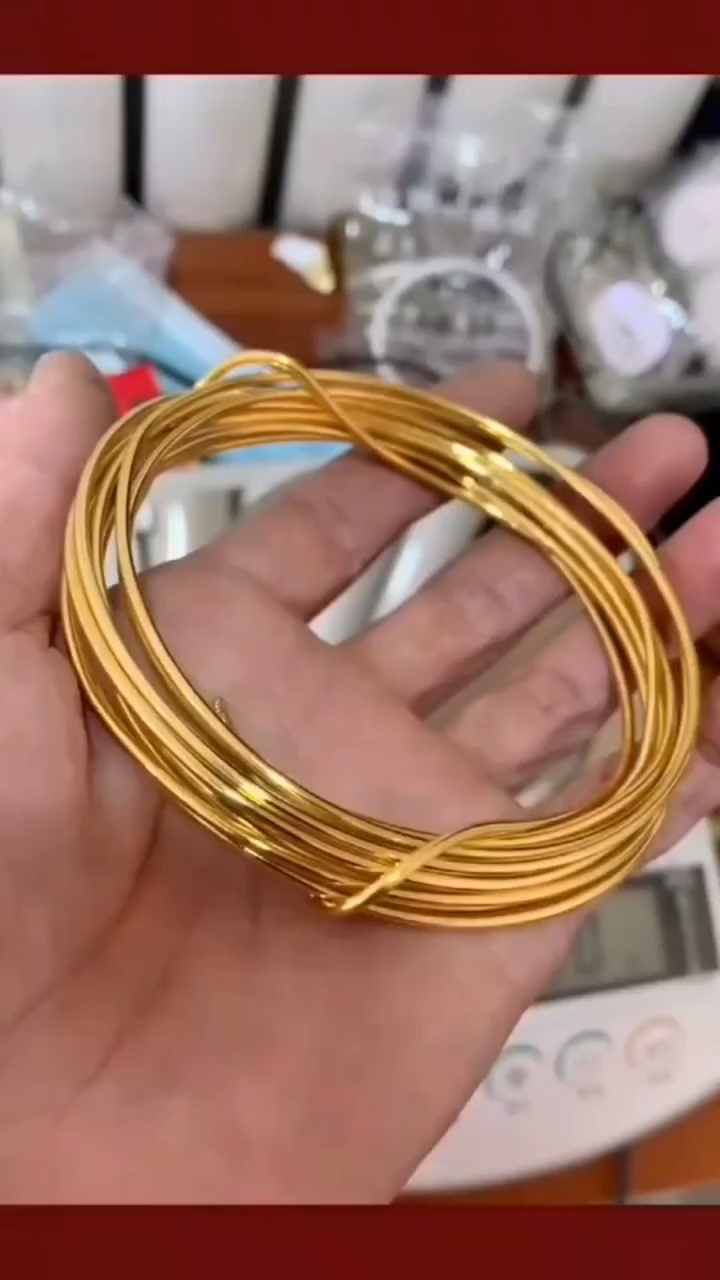 金丝编织手镯制作