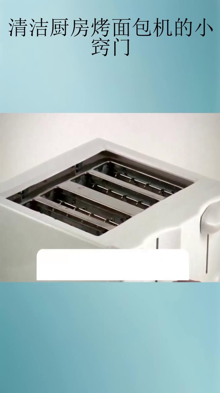 清洁厨房烤面包机的小窍门