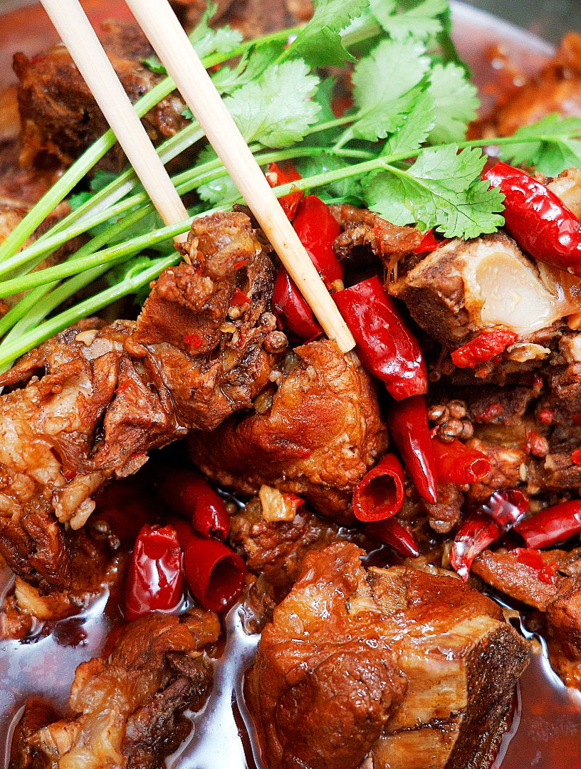 北方有这种麻麻辣辣的酱大骨吗