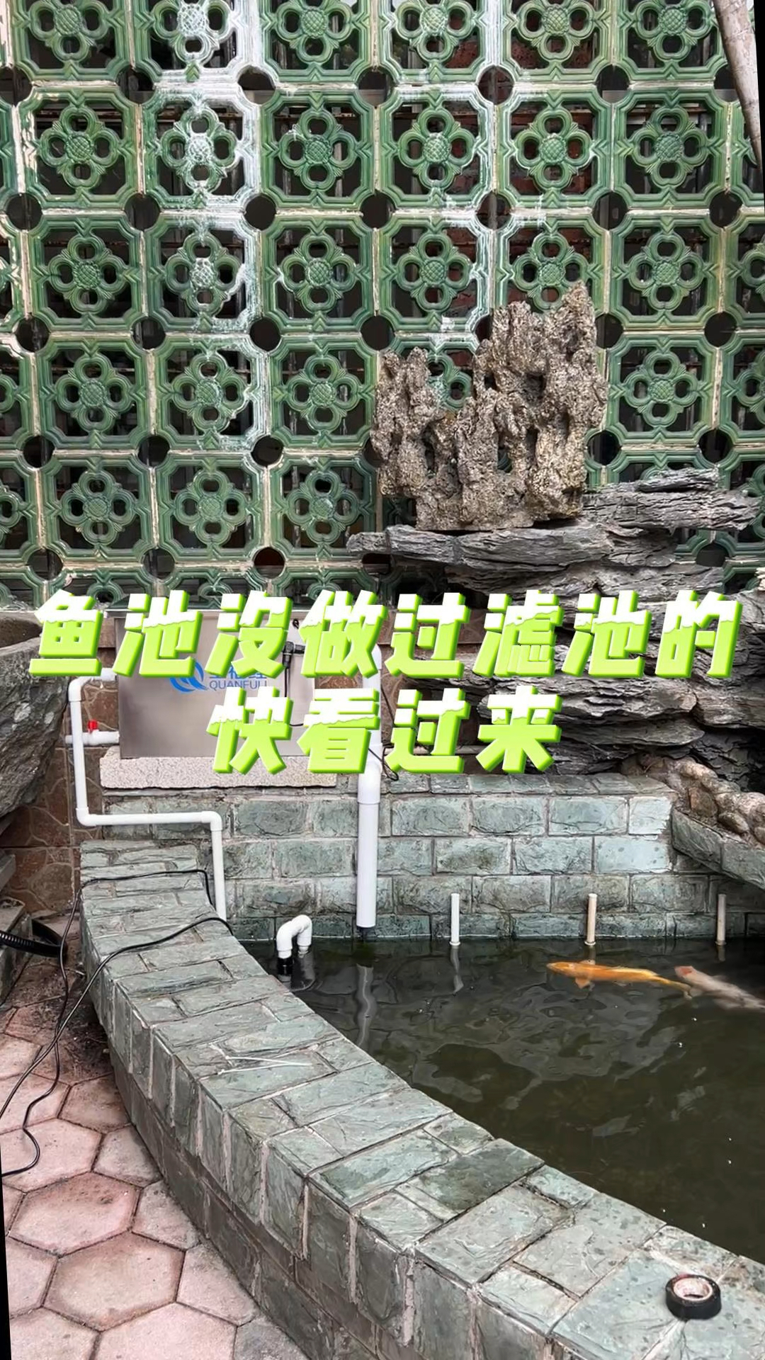 鱼池没有做过滤的怎么办