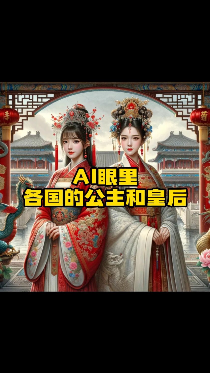 ai眼里各国的公主和皇后长什么样
