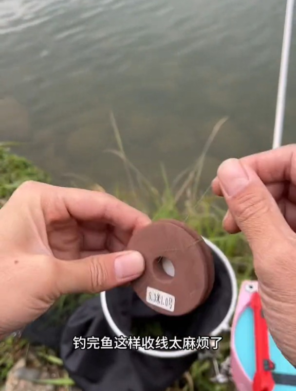 传统收线器太伤线,直接缠在鱼竿上又缠绕在一起,该怎么解决?