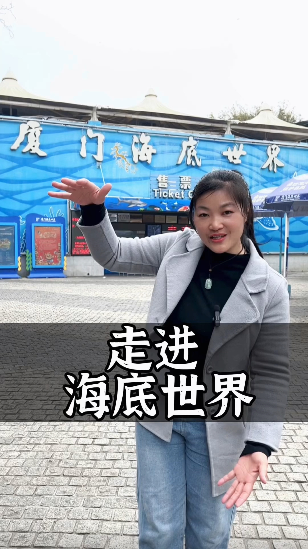 全国最大的一条鱼,就在这个海底世界里面,还有很多稀奇古怪的海洋生物