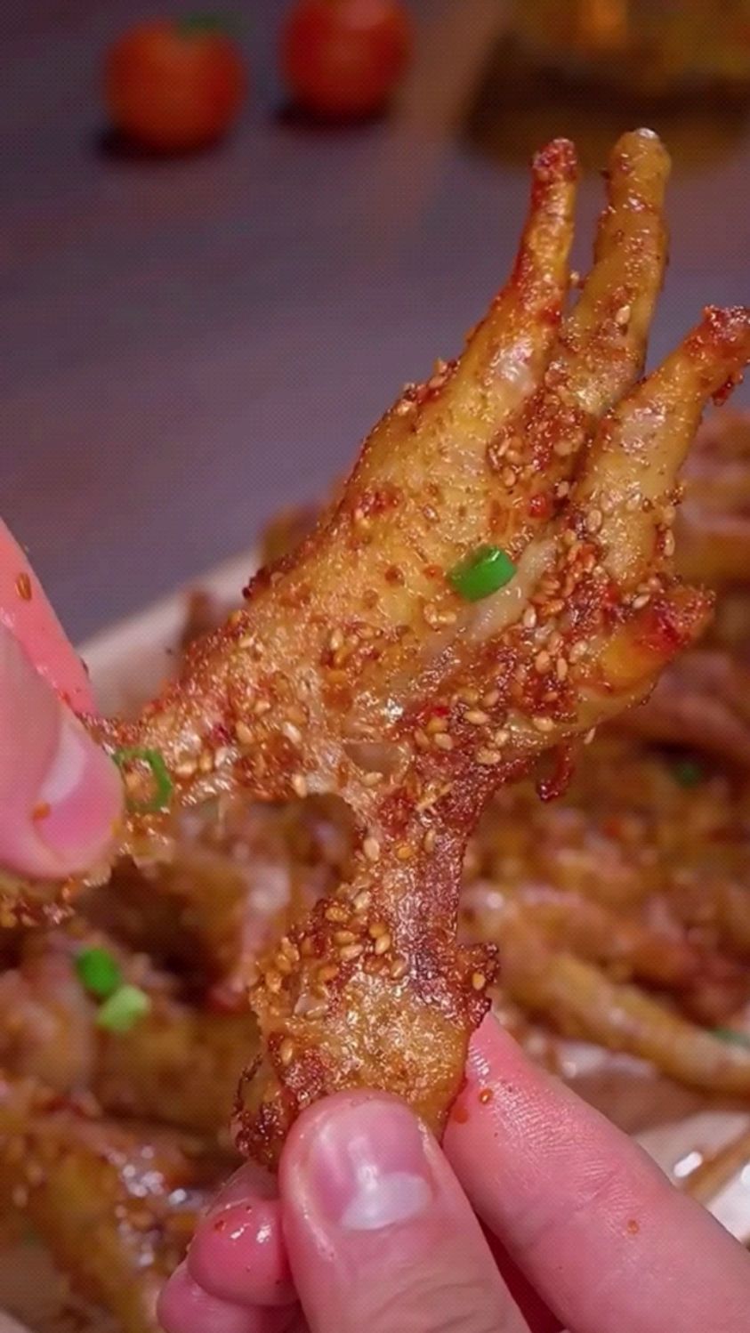 烤鸡爪这样做香辣入味