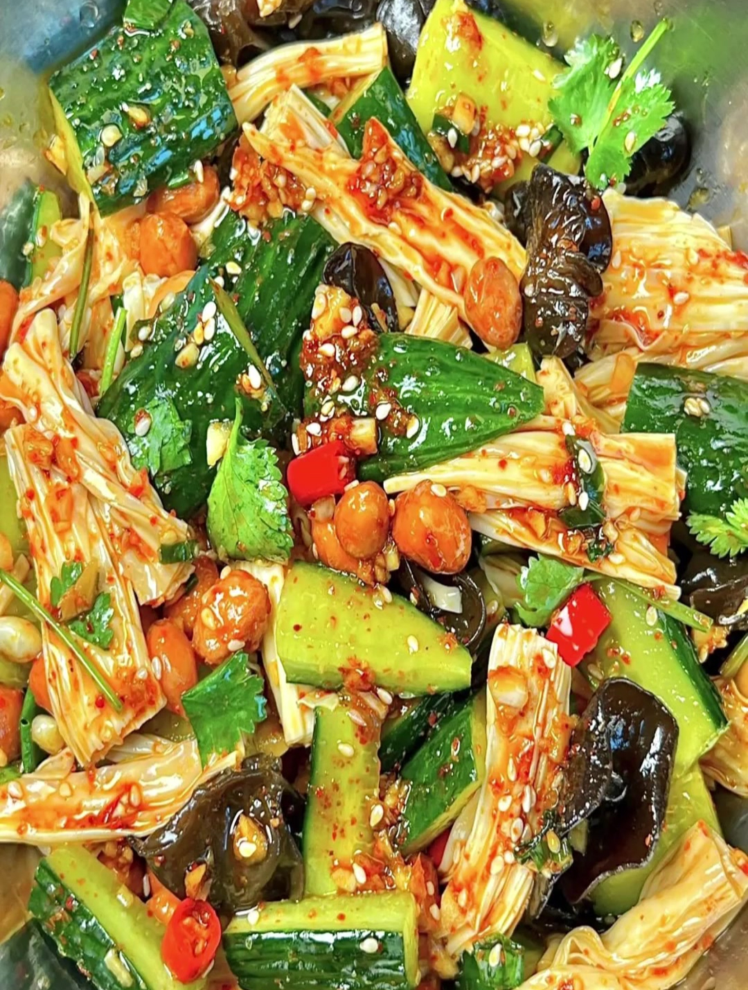 好吃美食,今日分享系列,灵魂凉拌黄瓜!