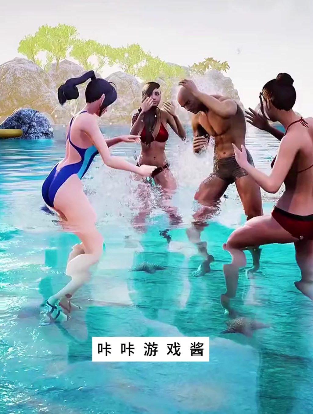 好大的章鱼,竟然一口吃了美女,太恐怖了