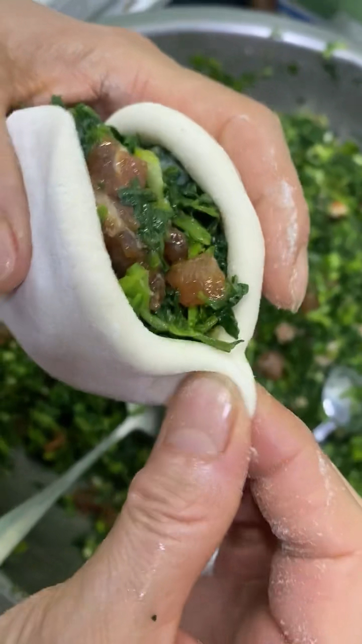 麦穗包子的手法分享