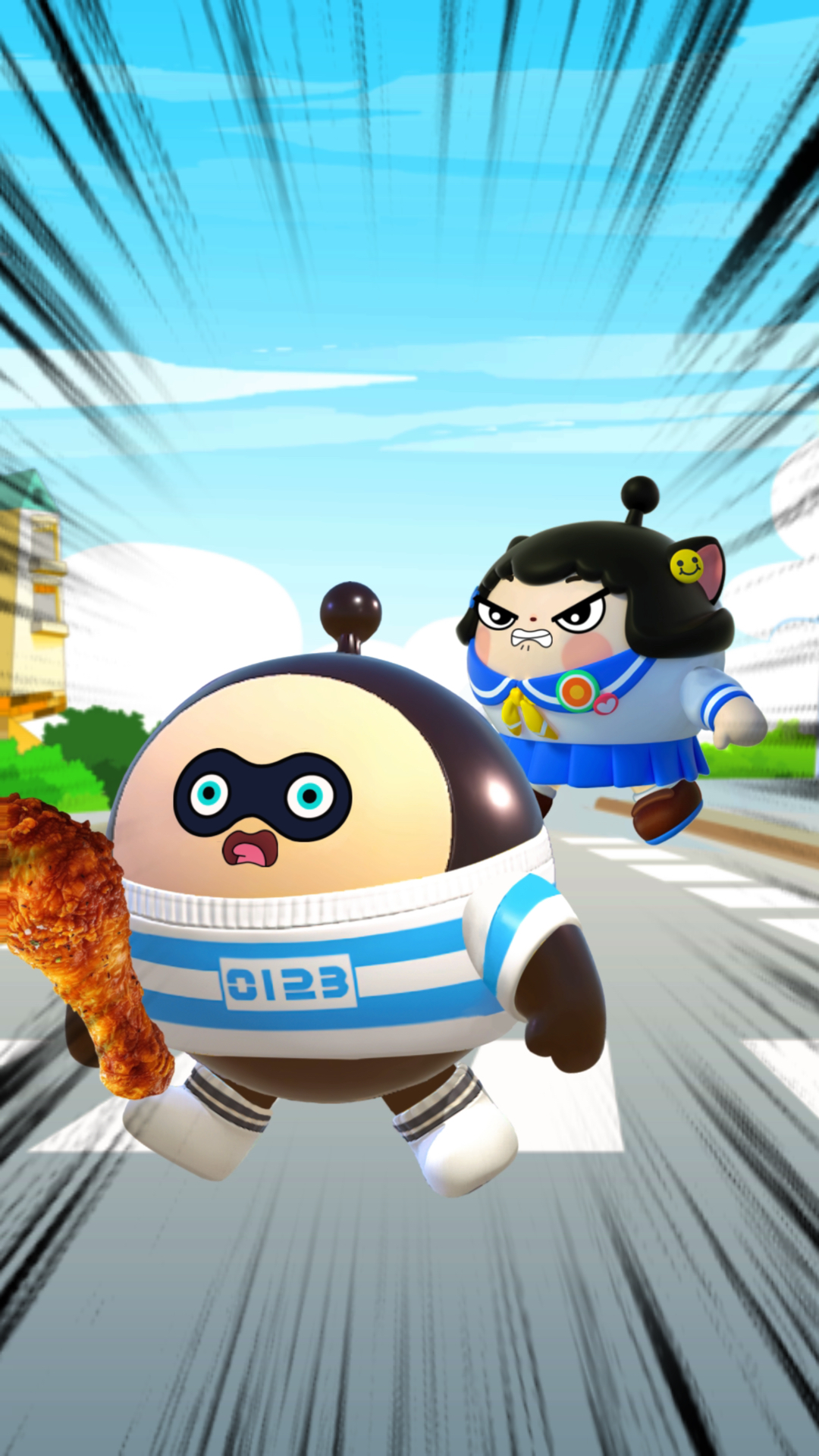 淘气丸子也想吃鸡腿