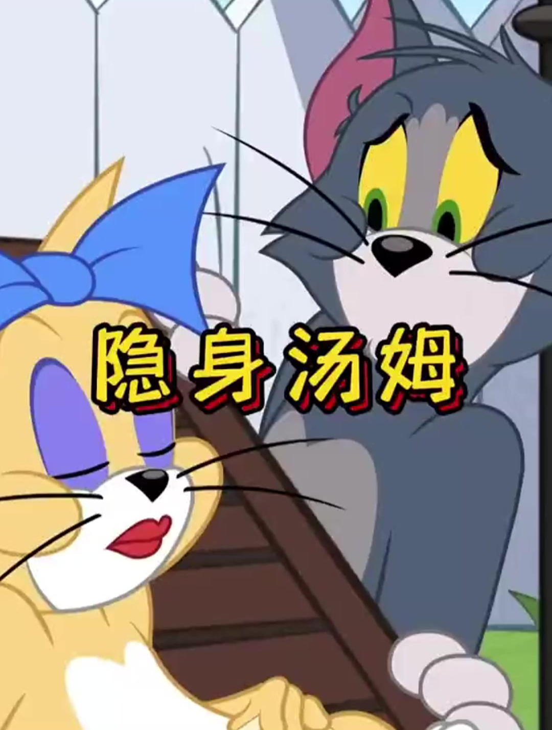 汤姆以为自己拥有了隐身技能,到最后才发现自己是个小丑!