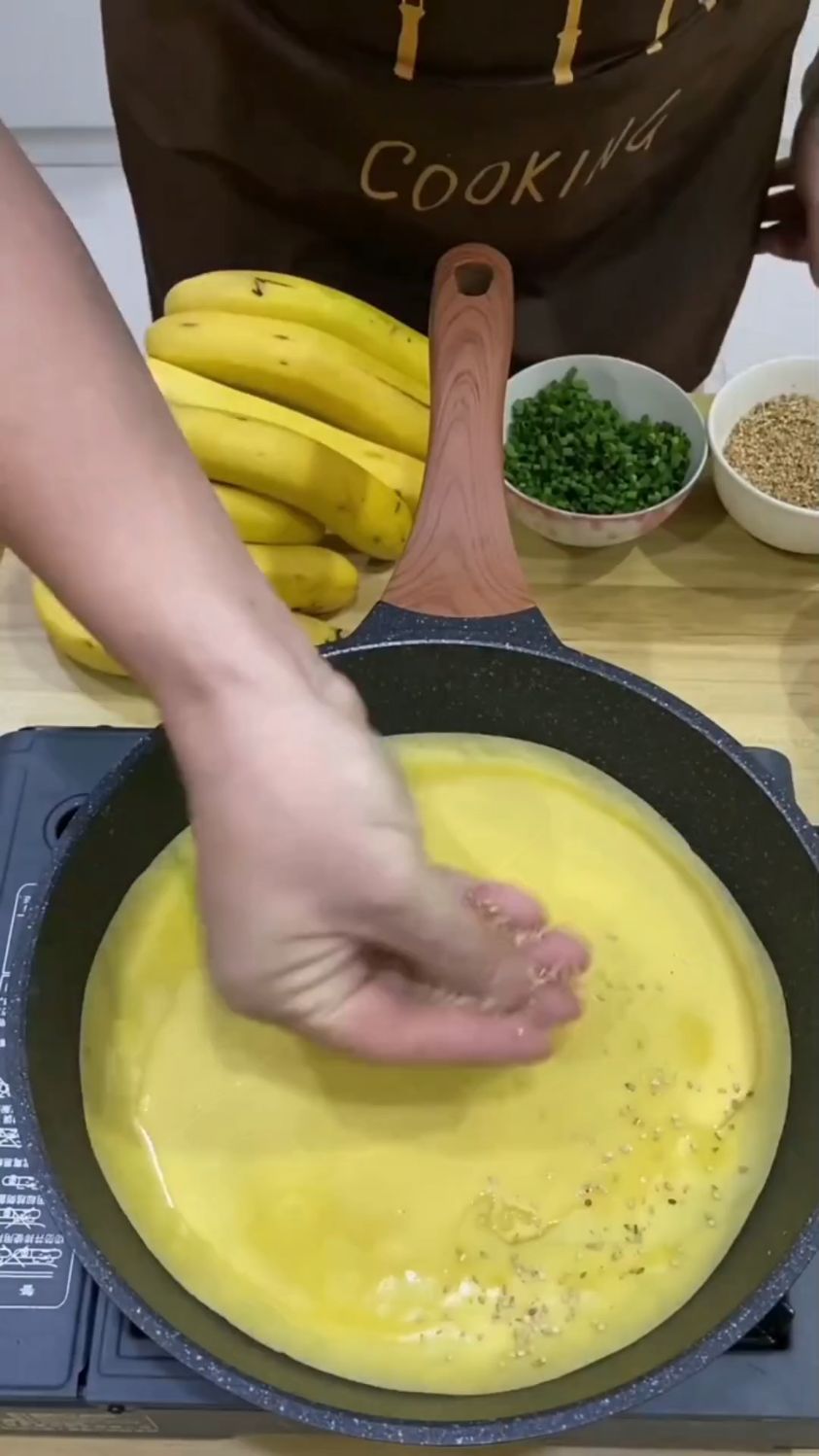 香蕉鸡蛋卷新做法