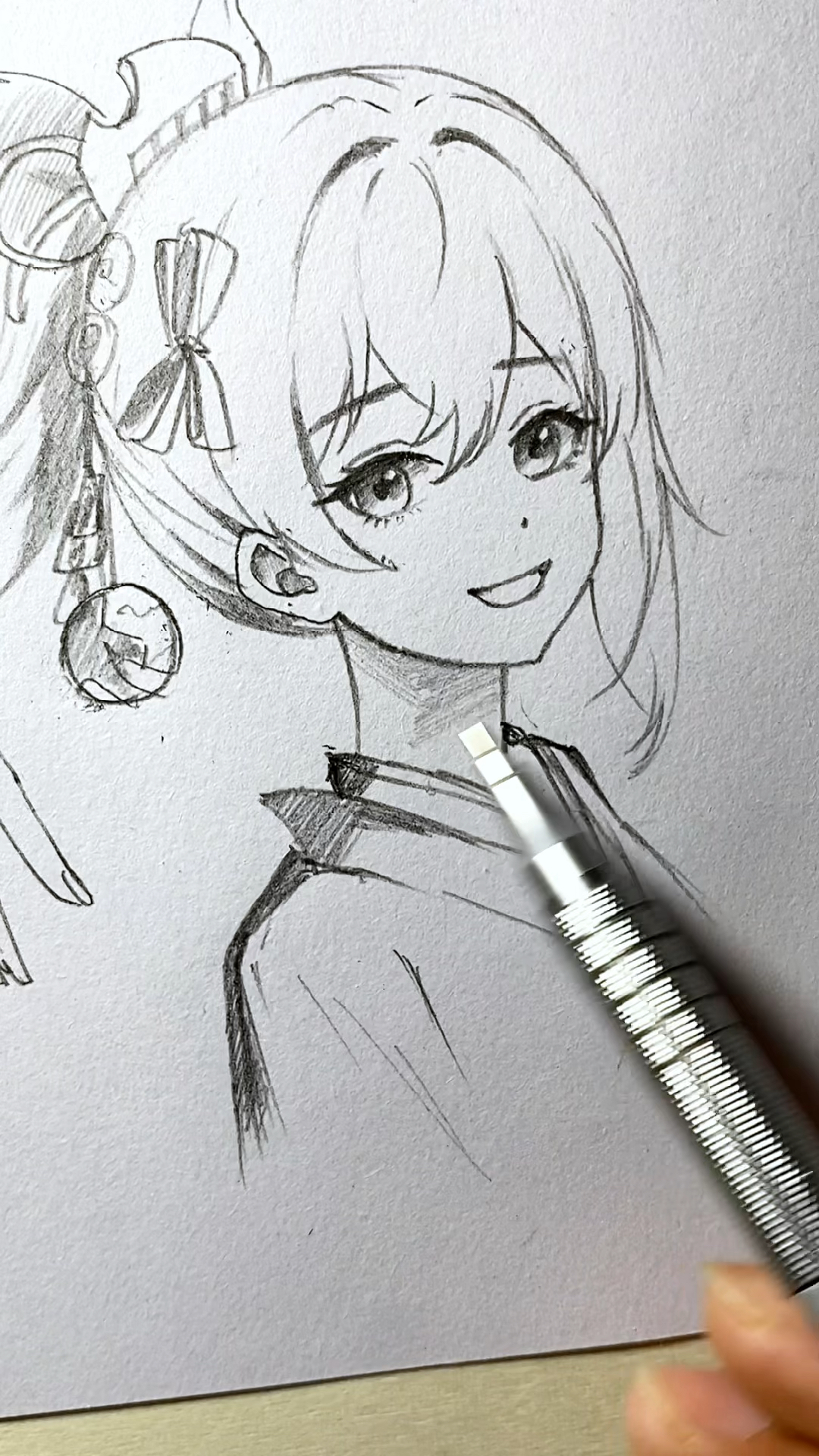 简笔画动漫手绘过程