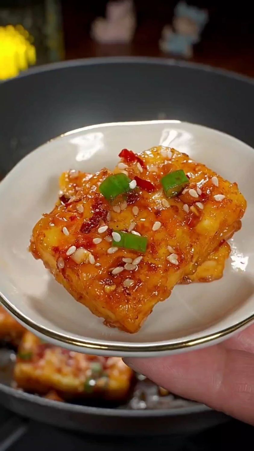 香煎豆腐的家常做法