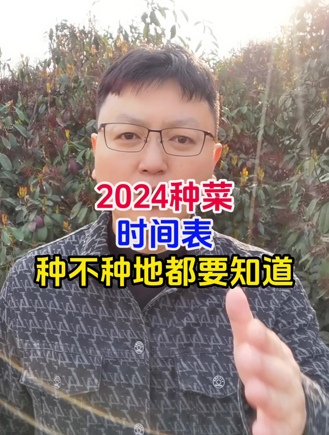 2024种菜时间表,种不种地都要知道