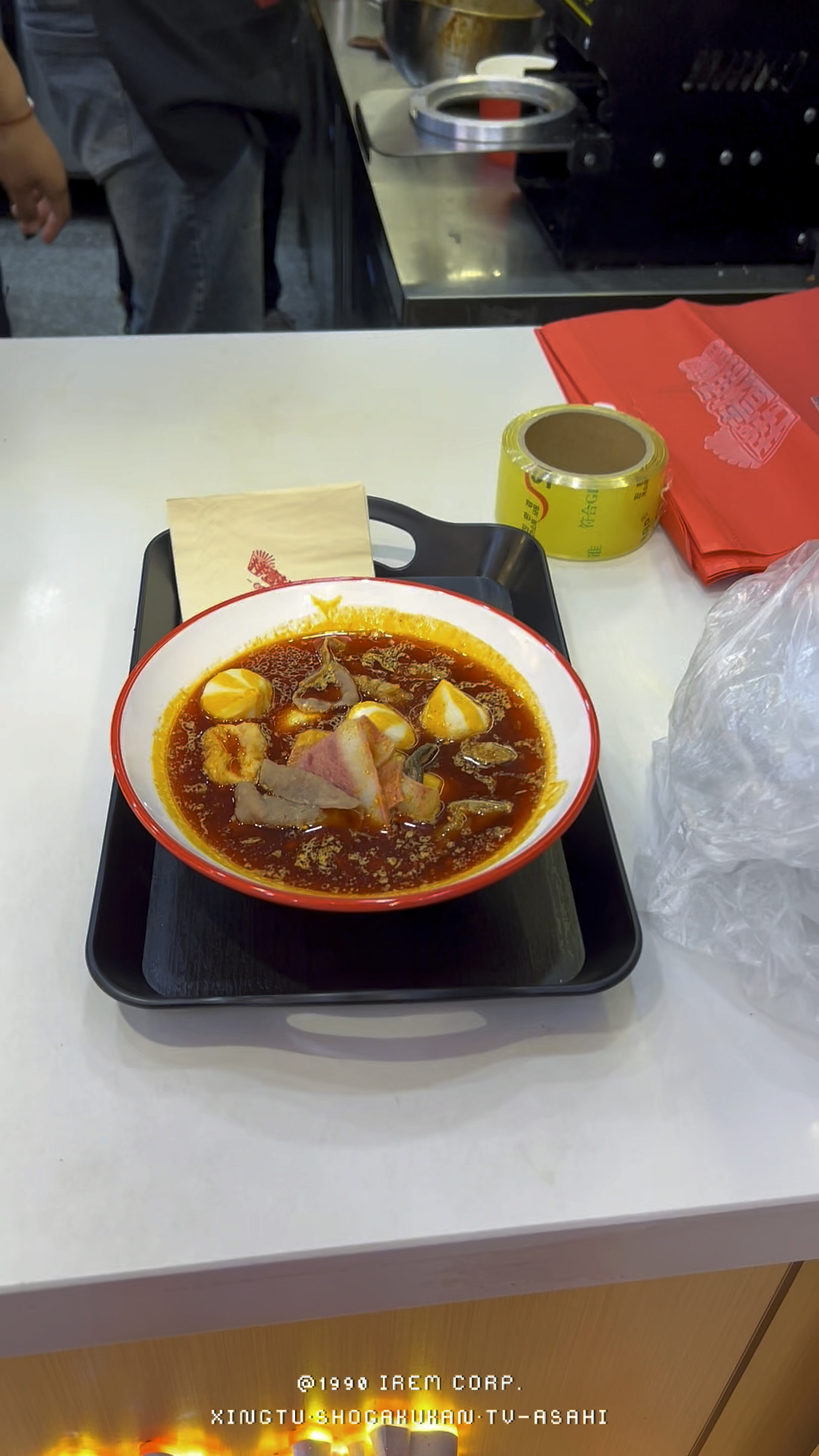 拌壹桶干拌冒菜也有带汤麻辣烫啦