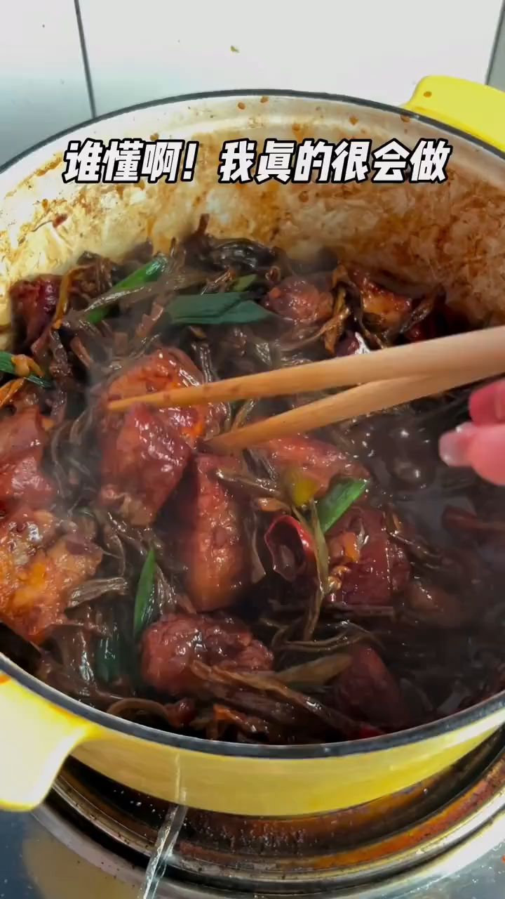 干豆角红烧肉这样做