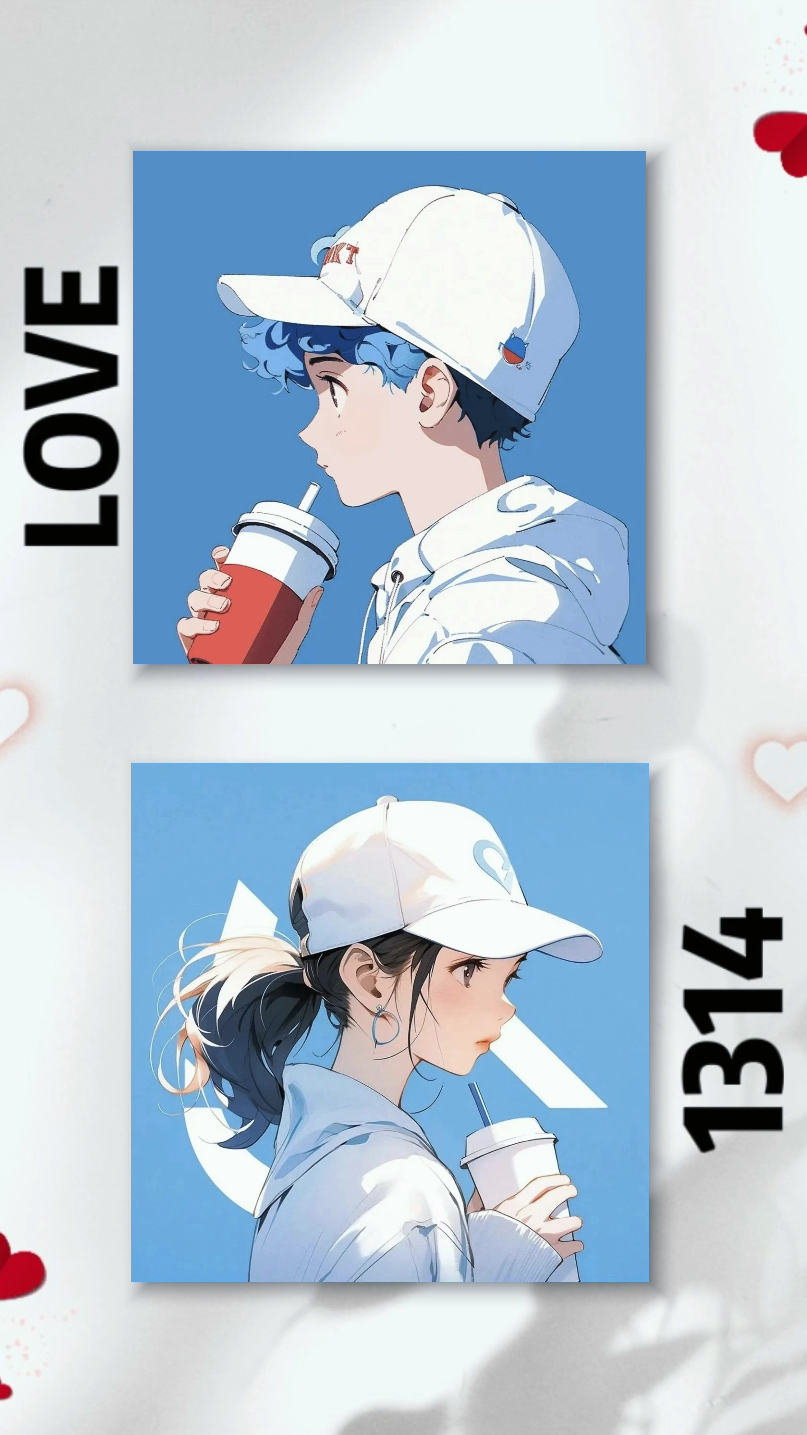 公主与王子情侣头像,新的一年奔赴所喜、所爱