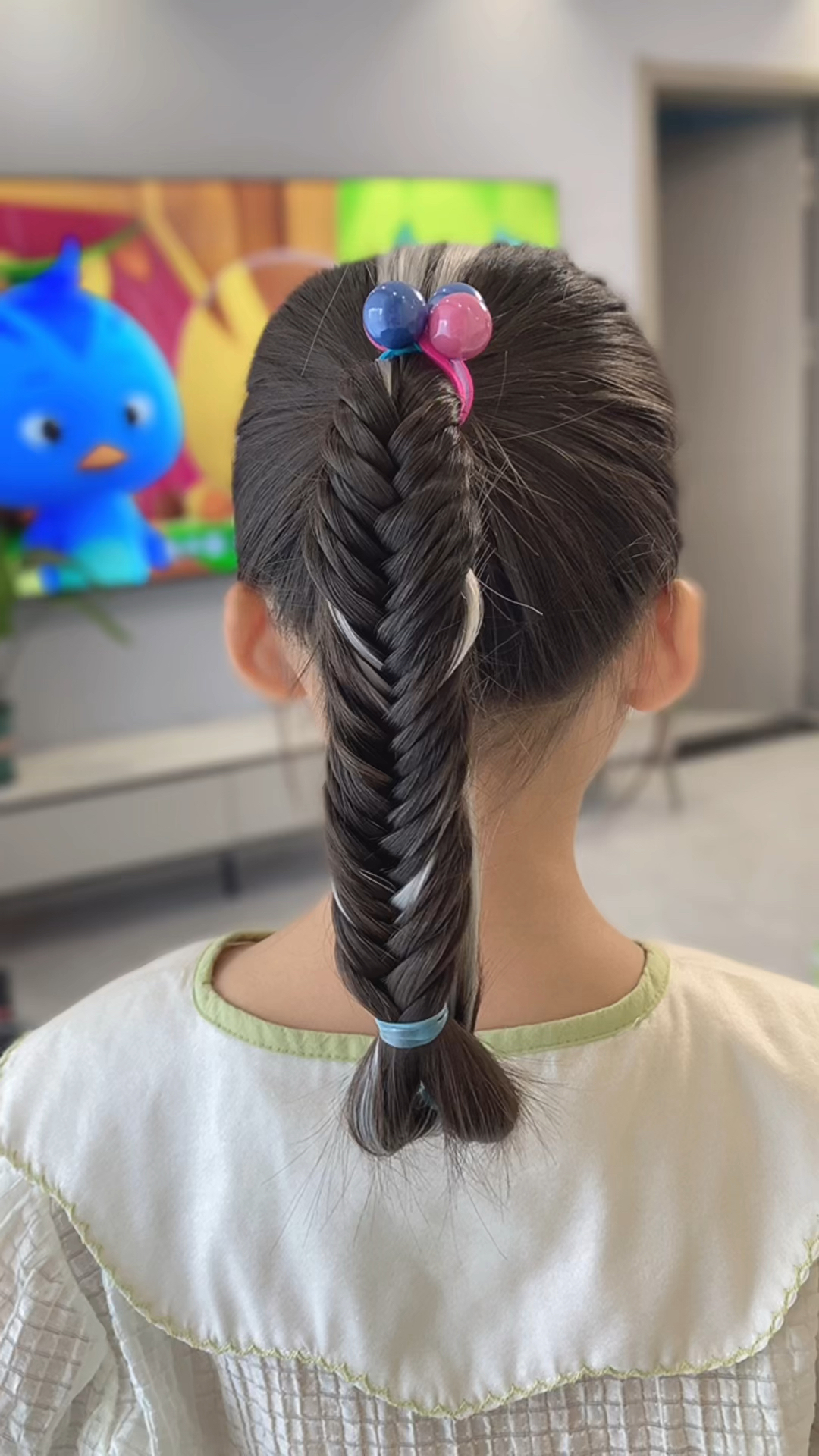 鱼骨马尾辫完整版教程