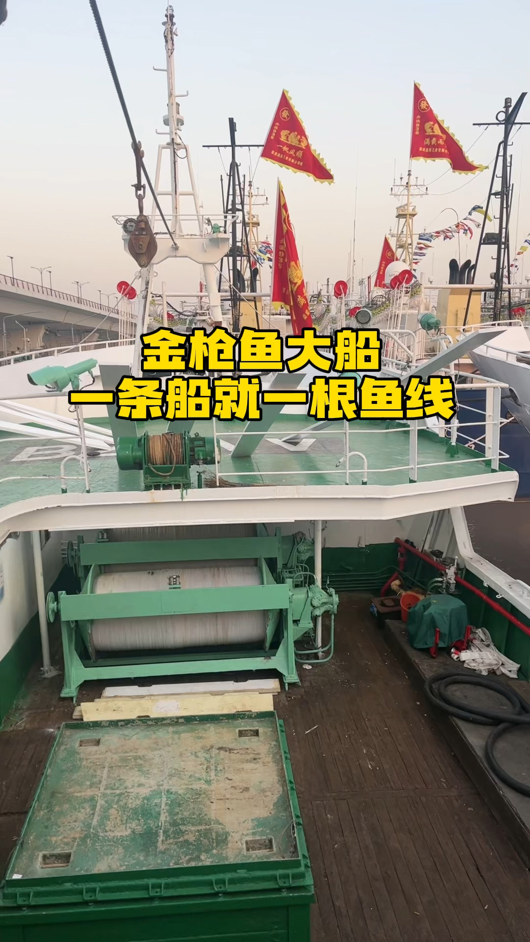 没想到金枪鱼船大船鱼线钓鱼的