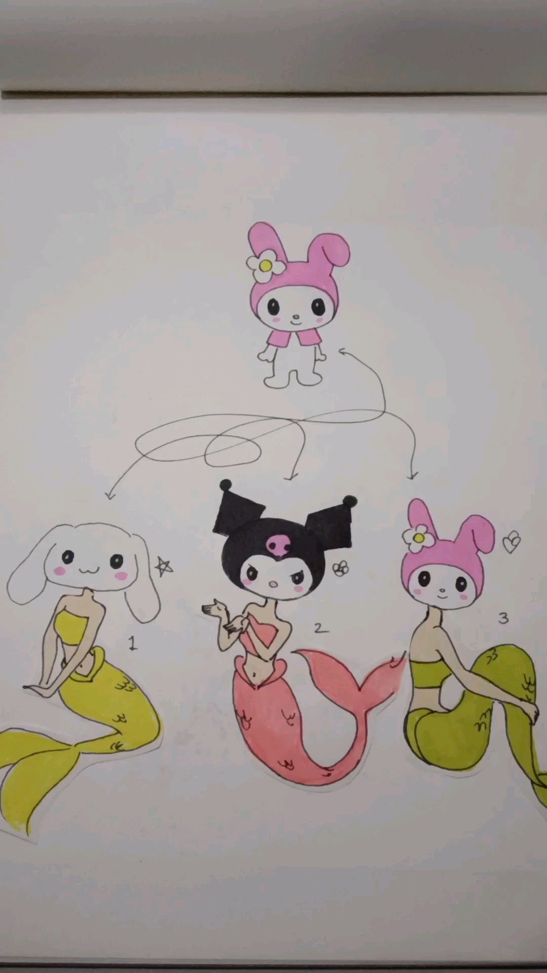 美乐蒂变身美人鱼
