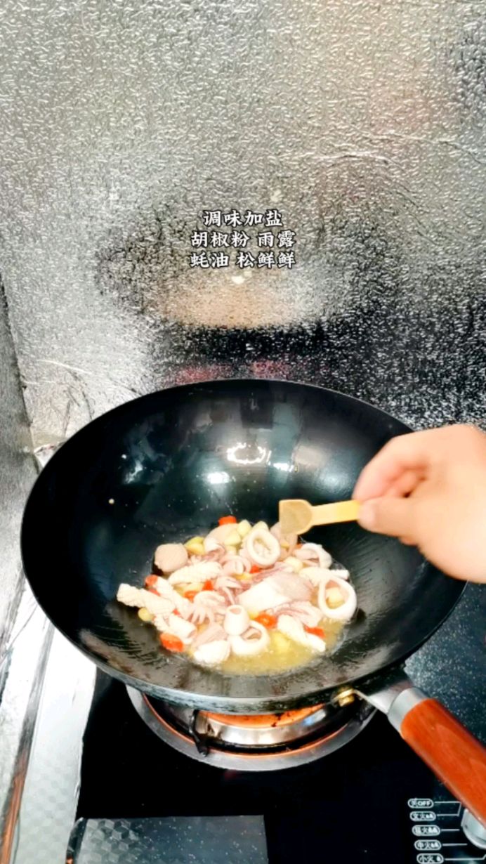 家常菜一顿不超10元,今日菜系;爆炒鱿鱼