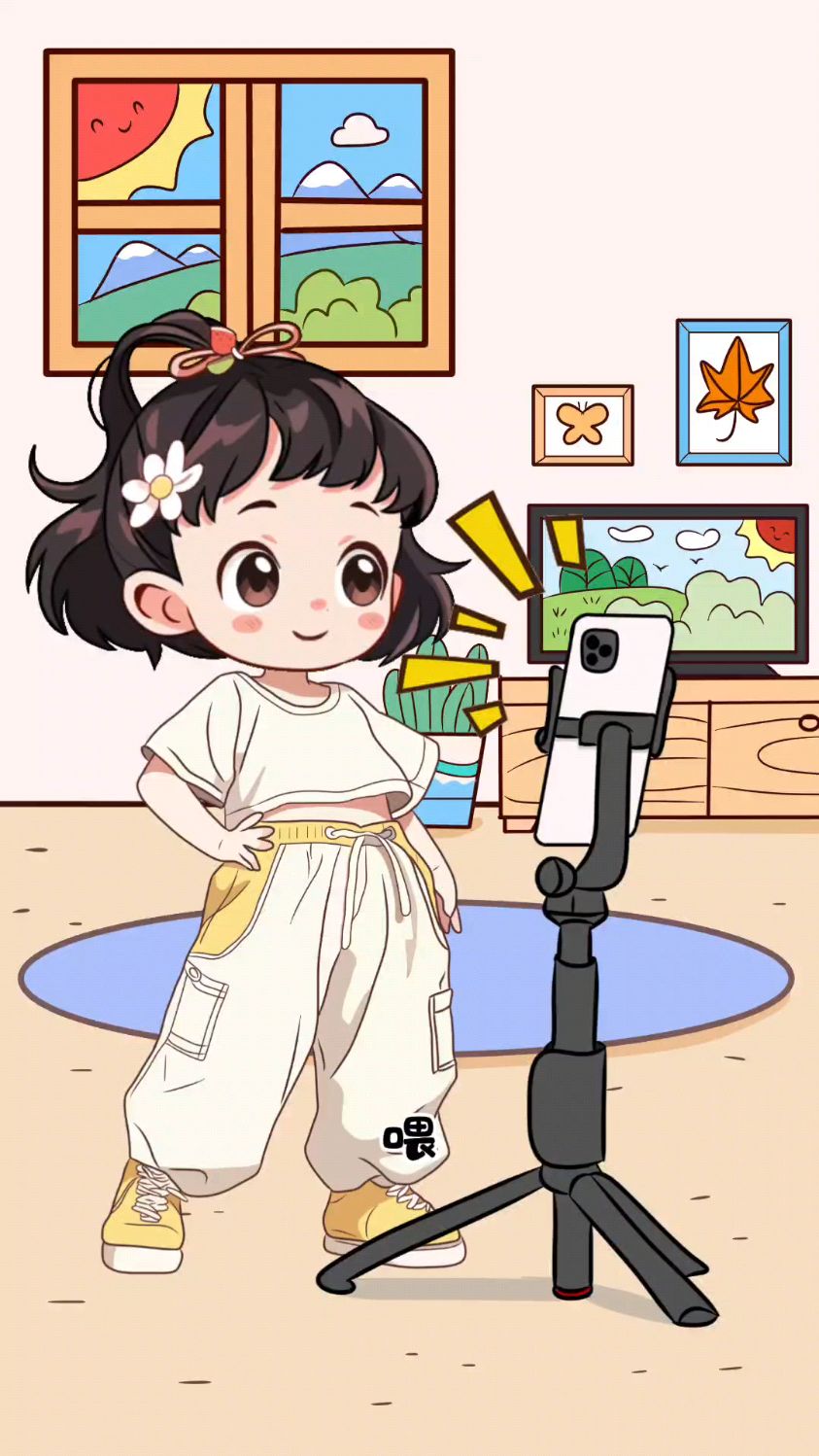 姑姑我想吃鱼吃了!#搞笑段子#姑姑与侄女#简笔画动画