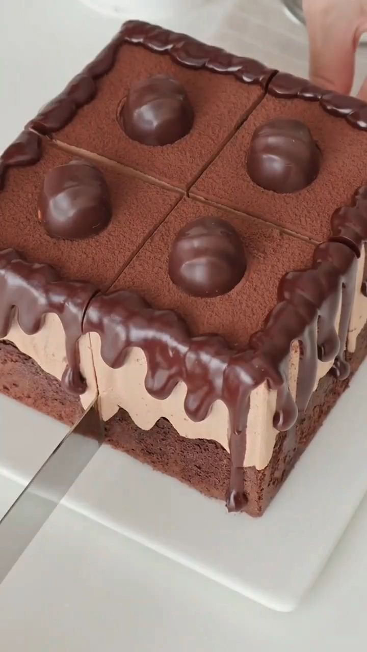 布朗尼芝士蛋糕这样做