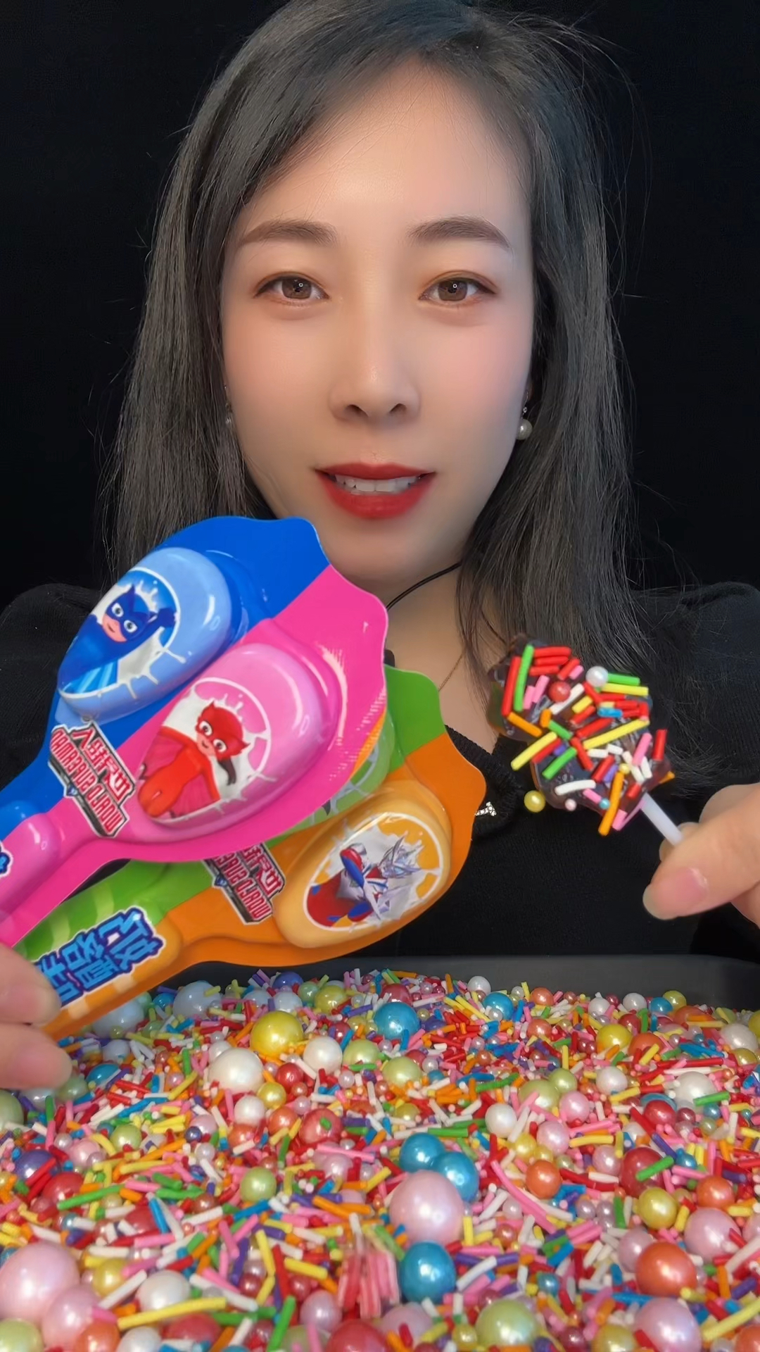 奶酪味棒搭配彩针巧克力糖