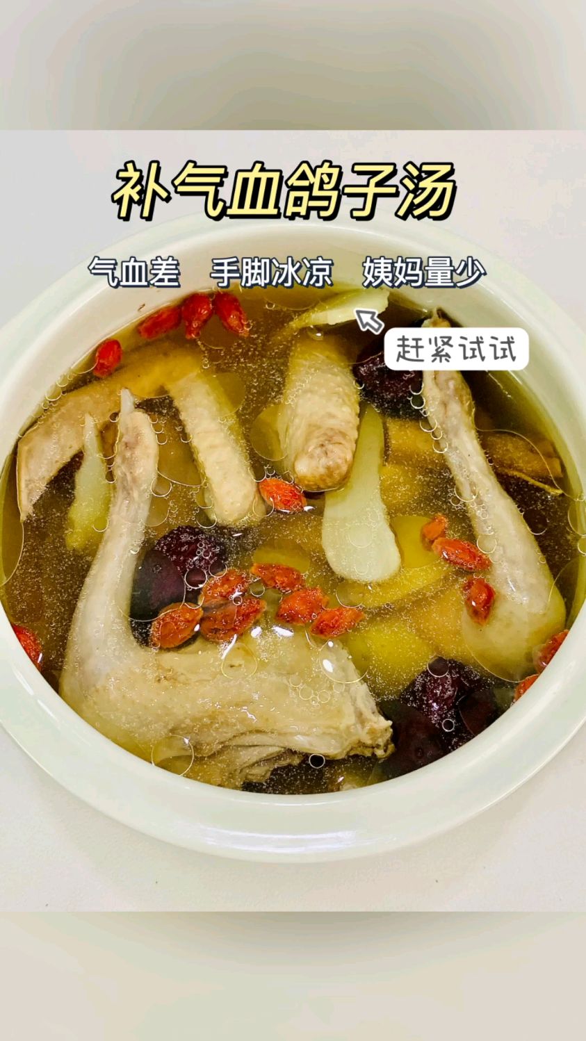 补气血鸽子汤,真的绝了!营养美味!做法简单!
