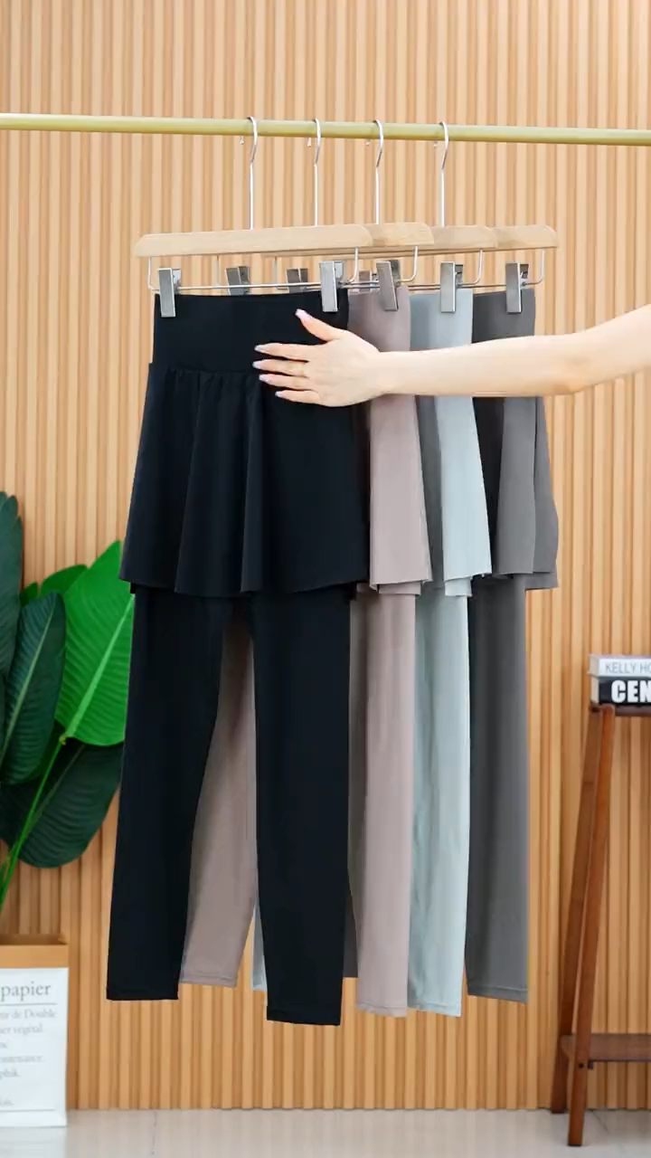 鲨鱼皮芭比小黑裤瑜伽裤小黑裤