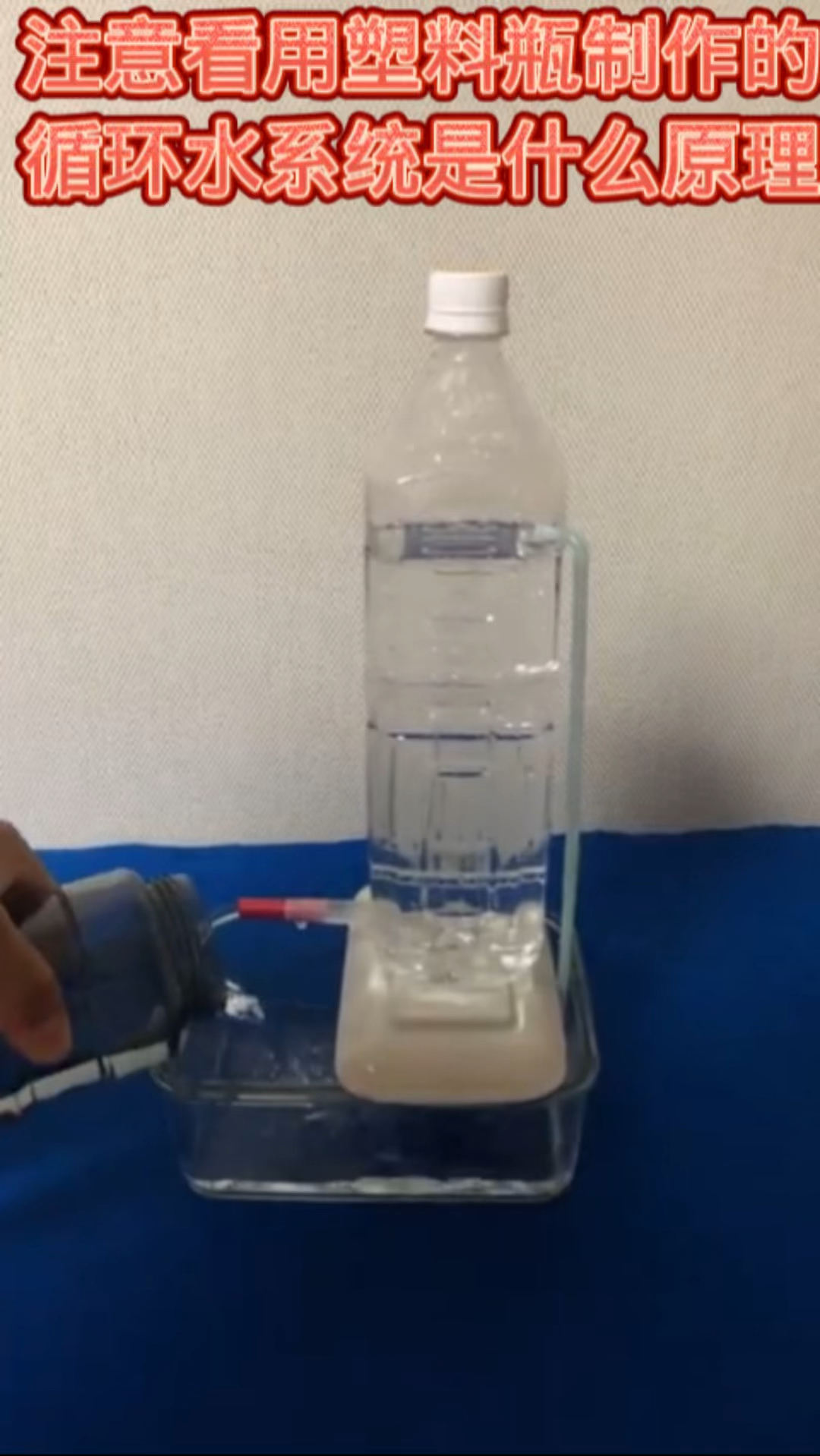 用塑料瓶制作的循环水系统