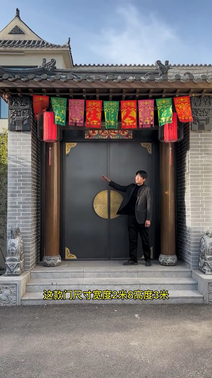 自建别墅徽派建筑风格大门