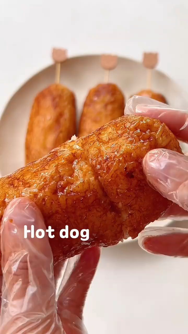 热狗芝士饭团这样做