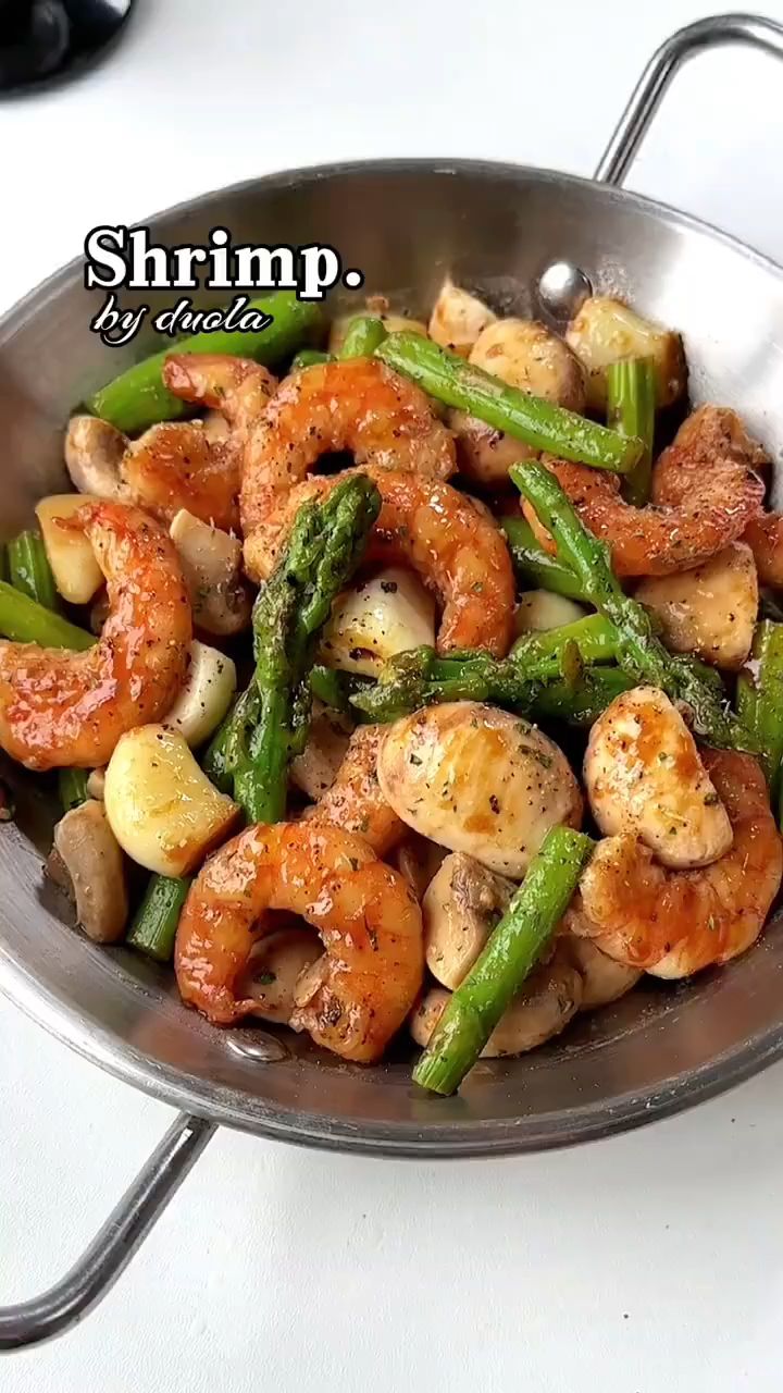 芦笋炒虾仁这样做