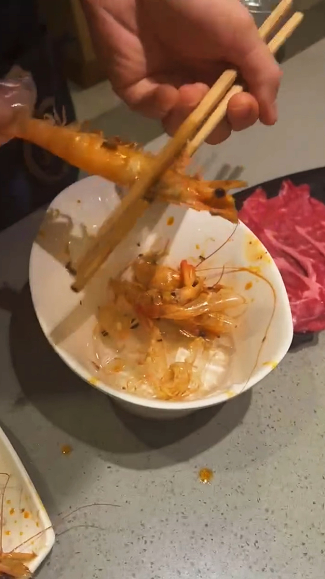 快速处理虾壳