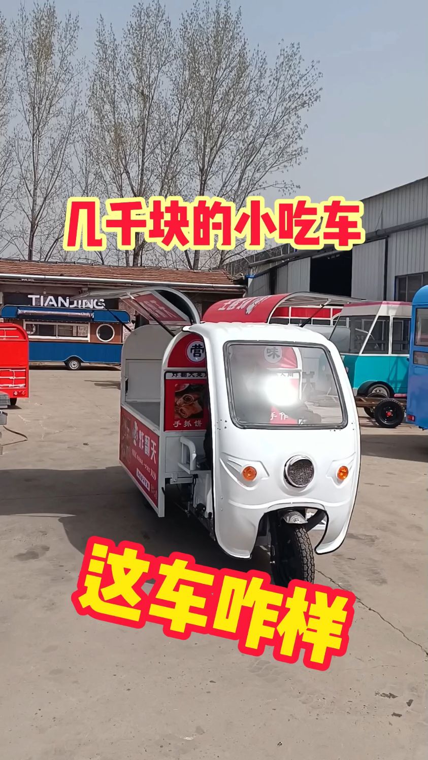 电动三轮小吃车餐车