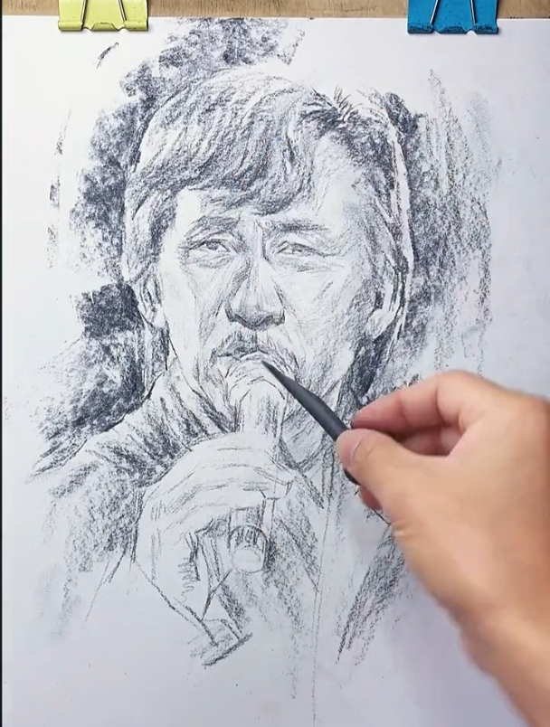 这就就是传说中的剪影起型吗