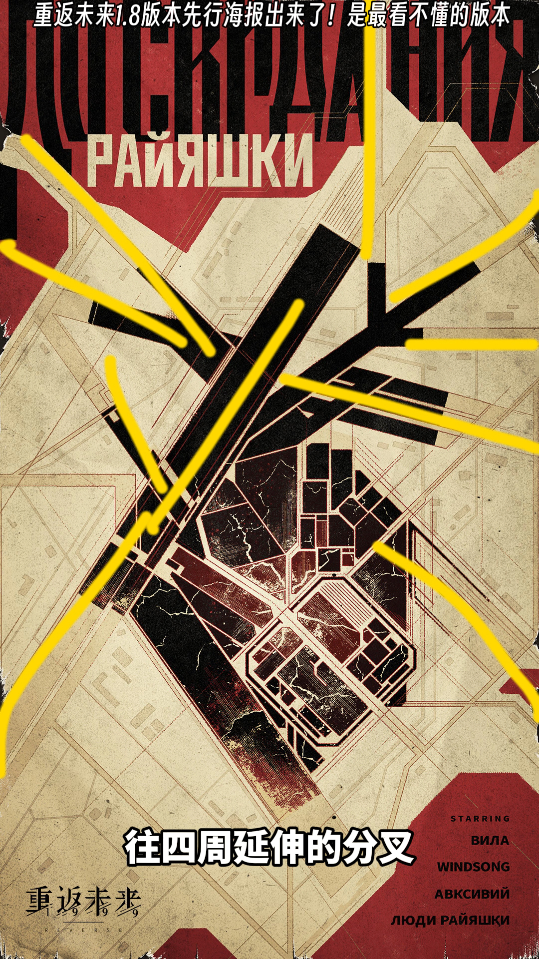 重返未来1.8版本先行海报出来了!是最看不懂的版本