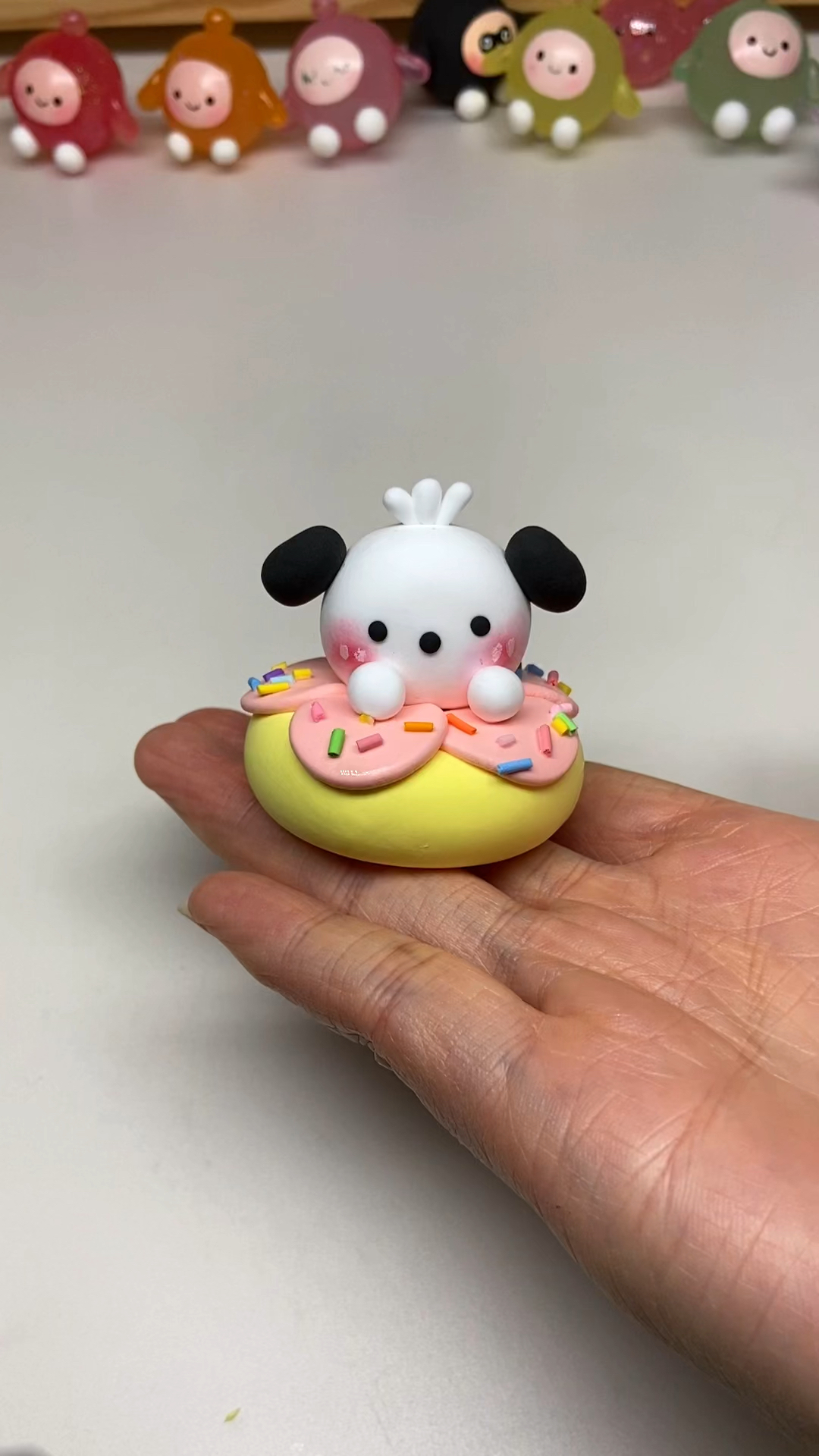 粘土小狗甜甜圈教程